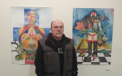 «Símbolo», de Bernardino Rozada, se expone en la Pola hasta el día 25